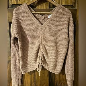 Cropped sweater